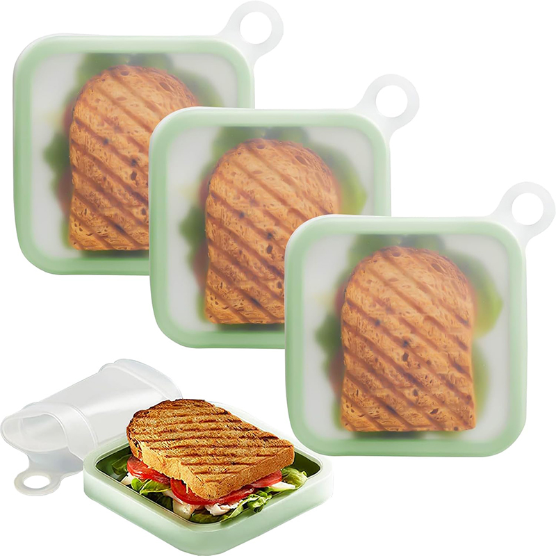Silicone Sandwich Toast Bento  - огляд і ціна Food Storage System