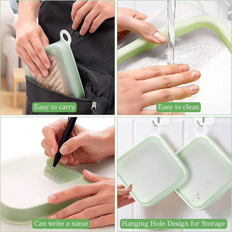 Silicone Sandwich Toast Bento  - огляд і ціна Food Storage System