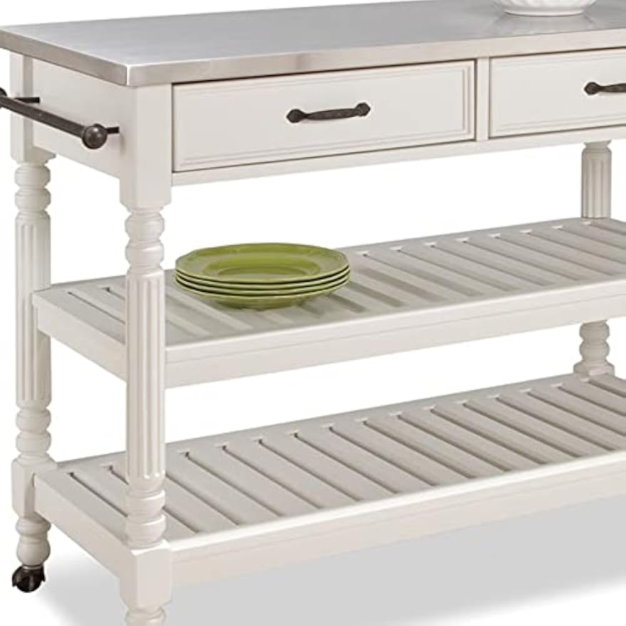 Mobile Kitchen Island Cart On  - огляд і ціна Food Storage On Wheels