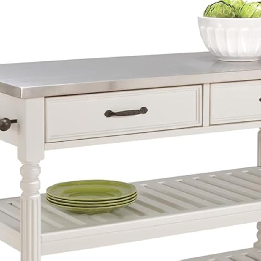 Mobile Kitchen Island Cart On  - огляд і ціна Food Storage On Wheels