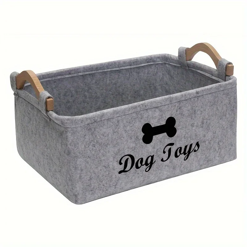 1pc Felt Pet Toy Box, Dog Toy  - огляд і ціна Food Storage Quart