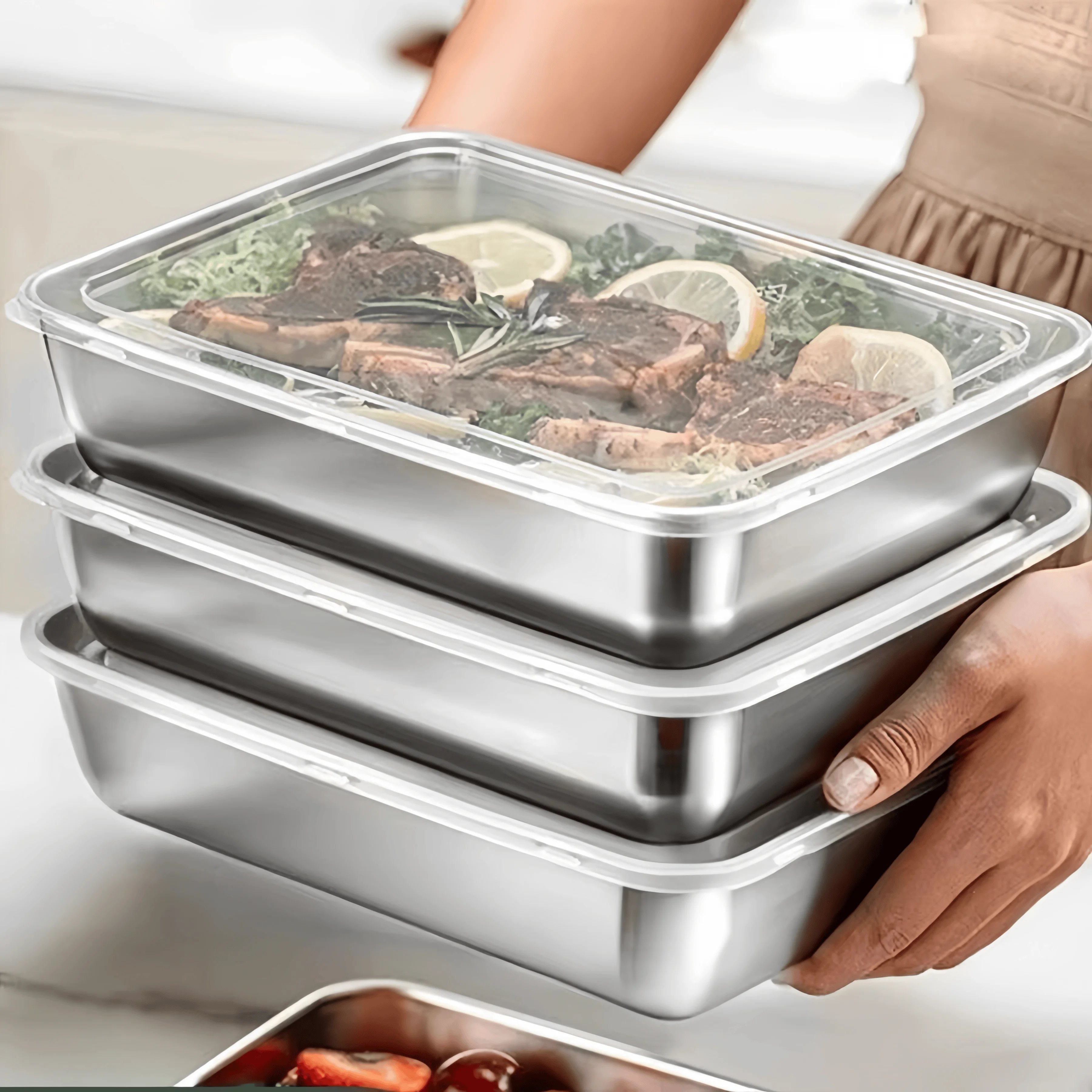 Stainless Steel Sealed Lunch B - огляд і ціна Food Storage Lunch Box