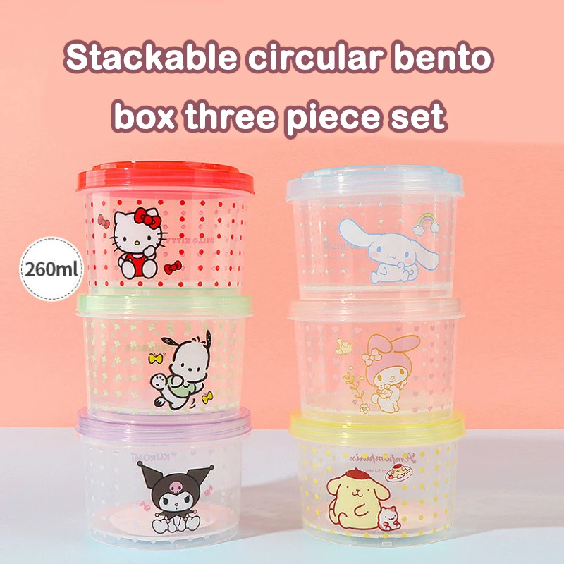 Kitty Bento Box Set 3 Pieces C - огляд і ціна Food Storage Quart