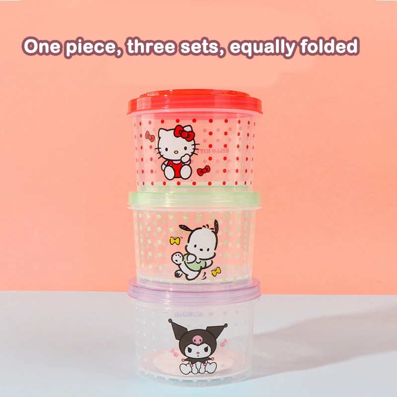 Kitty Bento Box Set 3 Pieces C - огляд і ціна Food Storage Quart